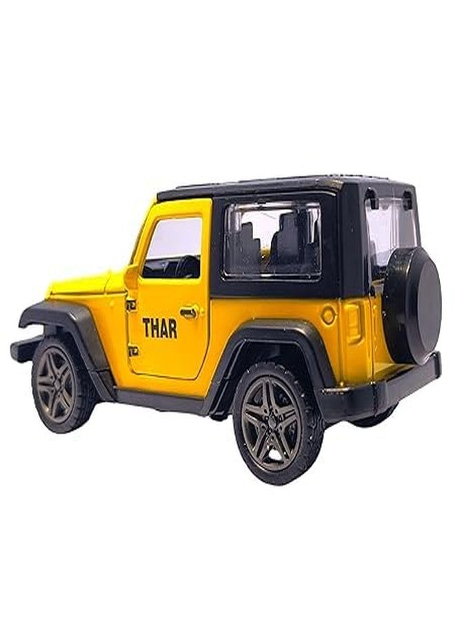 BIGfun TOYS S.S.C. Thar 3 Door car Toy for Kids|Pull Back and go|Mahindra|Metal|Miniature Model of Real car|Random Color|Best Item 44 - Image 3